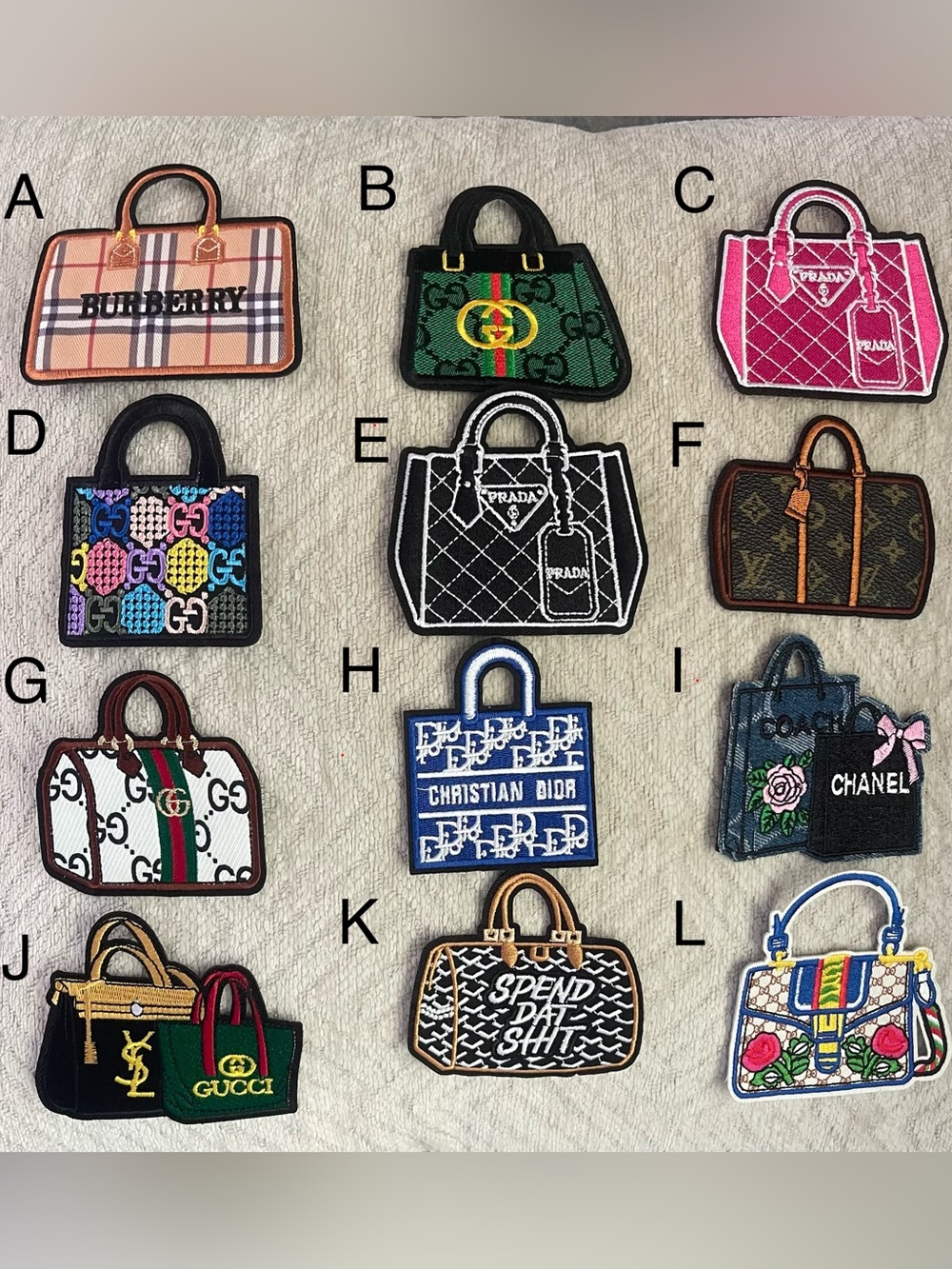 Small Purse- Iron on Patches